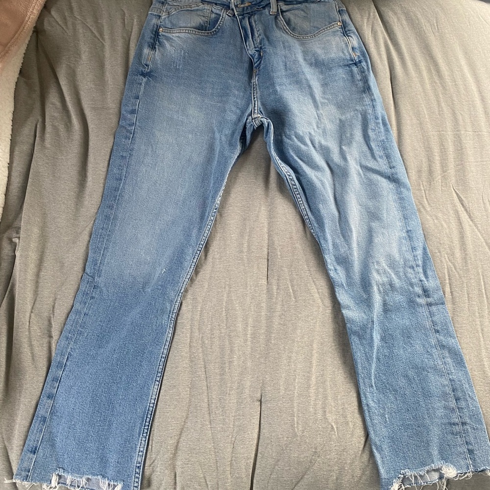 ONLY WORN ONCE. Zara slim fit jeans